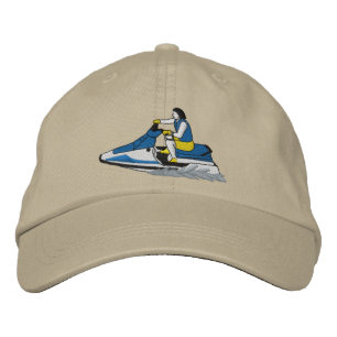 Jet Skier (sitting) Embroidered Hat