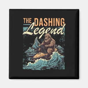 Jet Skiing Bigfoot Watercraft Rider I Sasquatch Je Magnet