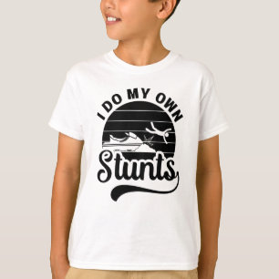 Jet Skiing I Do My Own Stunts Jet Ski Retro Jetski T-Shirt