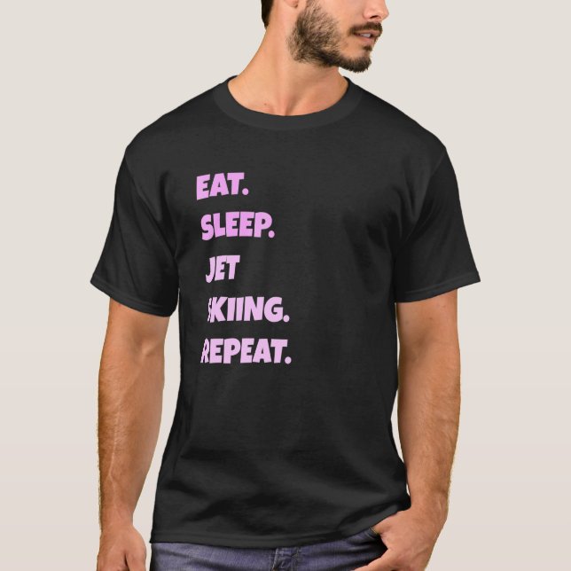 Jet Skiing Png Eat  Sleep  Sports  Repeat For Men  T-Shirt (Front)
