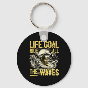 Jet Skiing Watercraft Rider I Life Goal Jet Skiing Key Ring