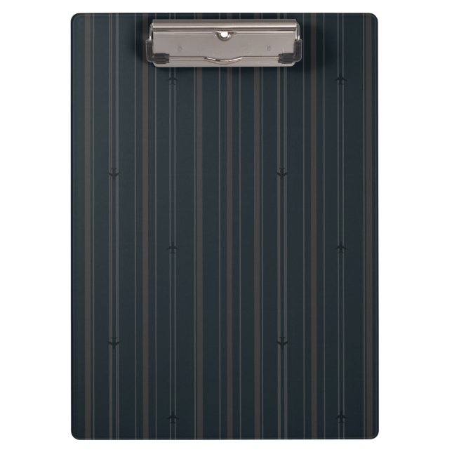 Jet Stream Stripes in Dark Navy Clipboard (Front)