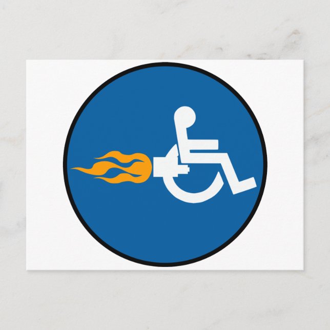Jet Wheelchair Postcard (Front)