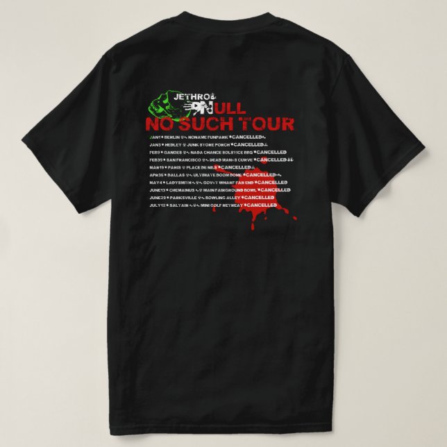Jethro Null No Such Tour T T-Shirt (Design Back)