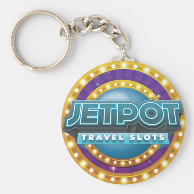 JetPot Slots Keychain (Front)