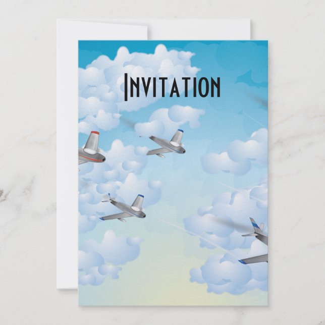 Jets Invitation (Front)