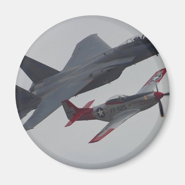 Jets Planes Pilots Cockpits Propellers Magnet (Front)