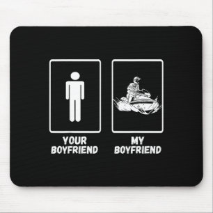 Jetski boyfriend jet skiing jet ski watercraft jet mouse pad