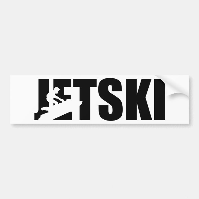 Jetski Bumper Sticker (Front)