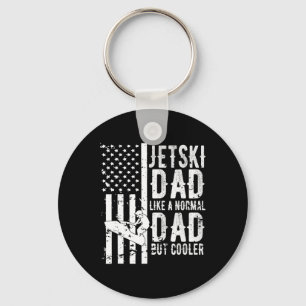 Jetski Dad Fathers Day Dad Jet Ski Rider Water Jet Key Ring