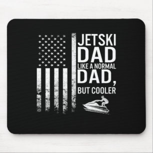 Jetski Dad Fathers Day Dad Jet Ski Rider Water Jet Mouse Pad