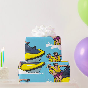 Jetski Fun Wrapping Paper