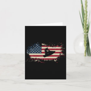 Jetski Jet Ski Skiing Love Water Sports Funny Cool Card