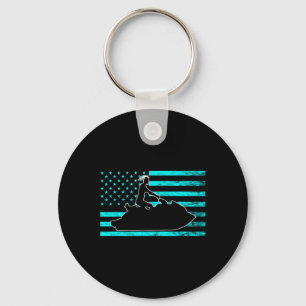 Jetski Jet Skiing Watercraft Jet Ski American Usa  Key Ring