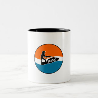 JetSki Two-Tone Coffee Mug