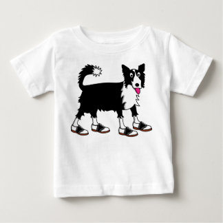 Jett the Border Collie Baby T-Shirt