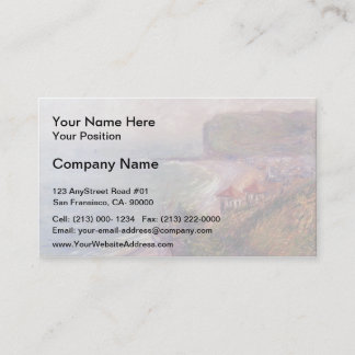 Jetty at Fecamp by Gustave Loiseau Business Card