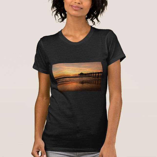 Jetty at Sunset T-Shirt (Front)
