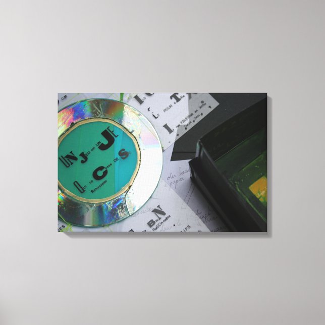 Jeux de Construction Part II detail 2 Canvas (Front)