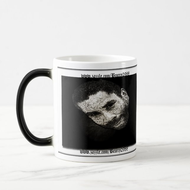 Jevoni- Morphing Mug. Changes Colour when you add Magic Mug (Left)