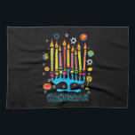 Jew Ish Challah Menorah Hanukkah Celebrating Funny Tea Towel<br><div class="desc">This is a great gift for your family,  friends during Hanukkah holiday. They will be happy to receive this gift from you during Hanukkah holiday.</div>