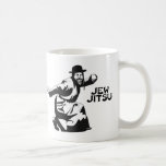 Jew Jitsu Coffee Mug | Jewish Bar Mitzvah Gifts<br><div class="desc">Excellent gift for your upcoming Bar Mitzvah! 

This awesome coffee mug contains a black graphic design and black text,  looks best on a light background colour.


jew humour funny jews "ju jitsu" "jew jitsu" hilarious jewish hebrew</div>