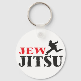 Jew Jitsu - Funny Jewish humour Key Ring