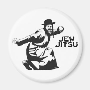 Jew Jitsu Magnet Jewish Bar Mitzvah Gifts