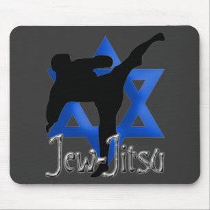 Jew Jitsu Mouse Pad