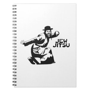 Jew Jitsu Notebook Jewish Bar Mitzvah Gifts