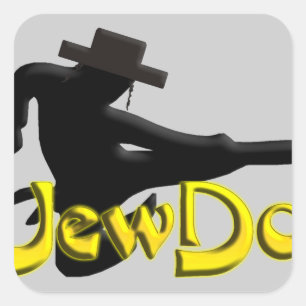 Jewdo Square Sticker