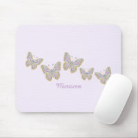 Jewel Butterflies Purple Blue Gold
