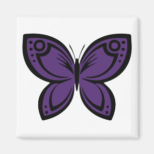 Jewel Butterflies - Purple Magnet