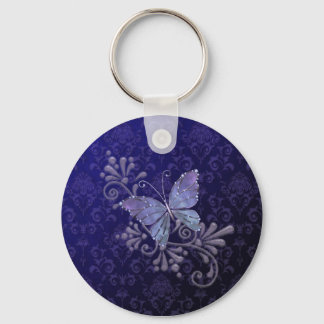 Jewel Butterfly Key Ring