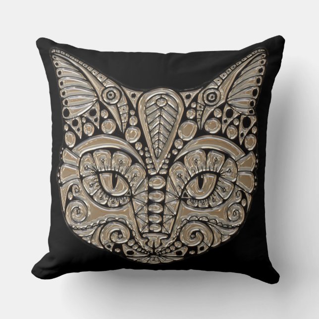 jewel cat pillow (Front)