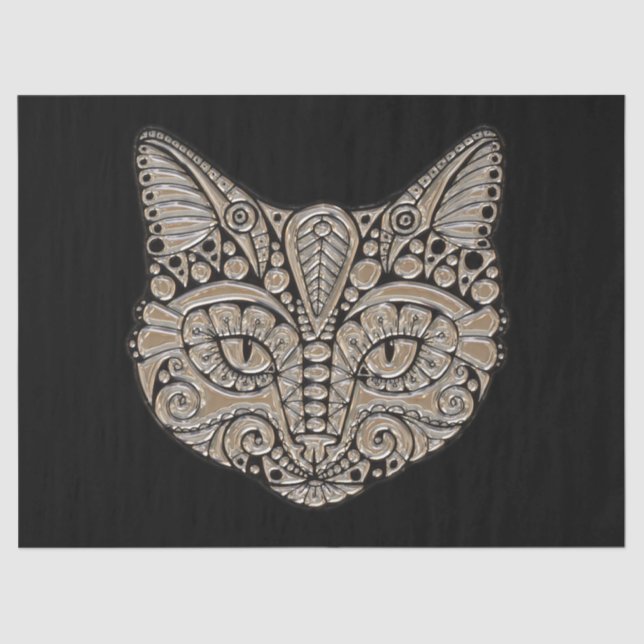 jewel cat tissue paper  (Front)