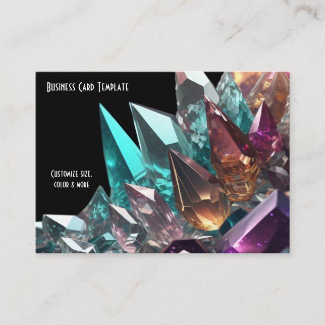 Jewel Crystals Business Card (Front)