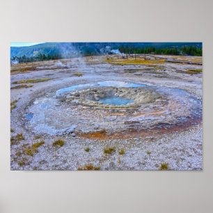 Jewel Geyser, Yellowstone National Park Poster