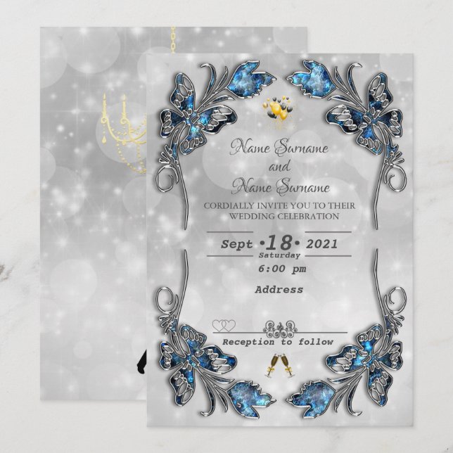 Jewel Invitation (Front/Back)