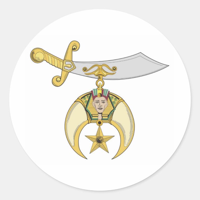 Jewel of the Order Classic Round Sticker (Front)