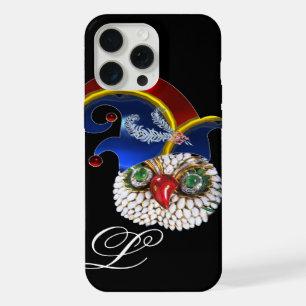 JEWEL OWL AND ELF HAT WITH DIAMOND FEATHERS iPhone 15 PRO MAX CASE