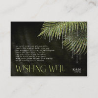Jewel Palm Leaf Wishing Well V3 Green ID830