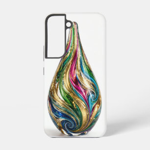 Jewel Swirl Teardrop Luxury Murano Case