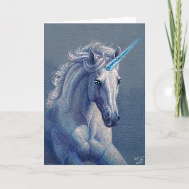 Jewel the Unicorn Card (Front)