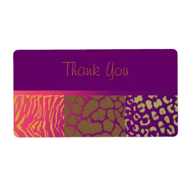 Jewel Tone Animal Prints (Front)