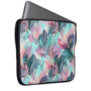 Jewel Tone Floral Laptop Sleeve
