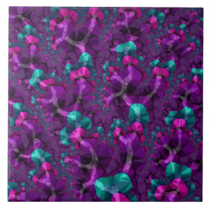 Jewel Tone Fractal Tile