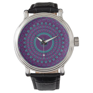 Jewel Tone Kaleidoscope Watch