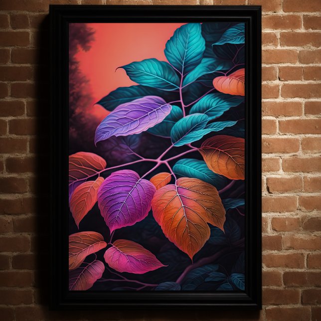 Jewel Tone Leaves II Poster (Creator Uploaded)