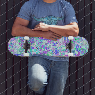 Jewel Tone Skateboard